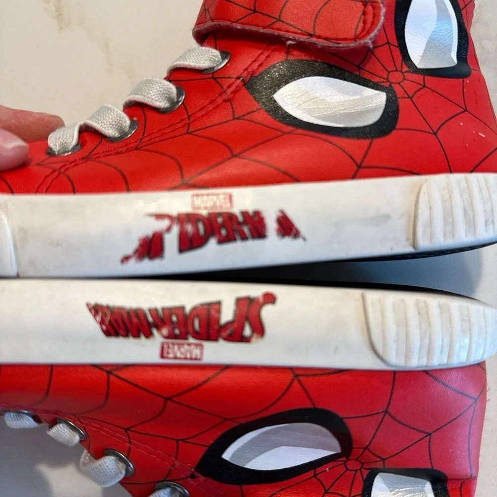 Marvel Red and White Spider-Man Kids Sneakers